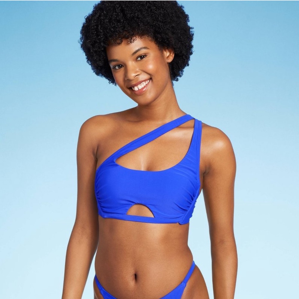 Women's Bikini Top Royal Blue Wild Fable XS